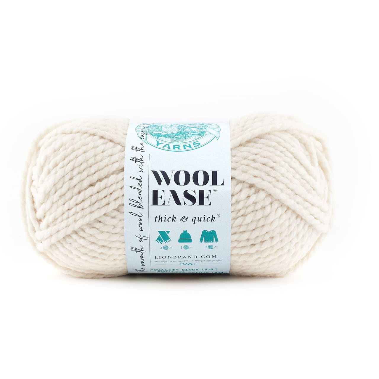 15 Pack: Lion Brand® Wool-Ease® Thick & Quick® Yarn, Solids